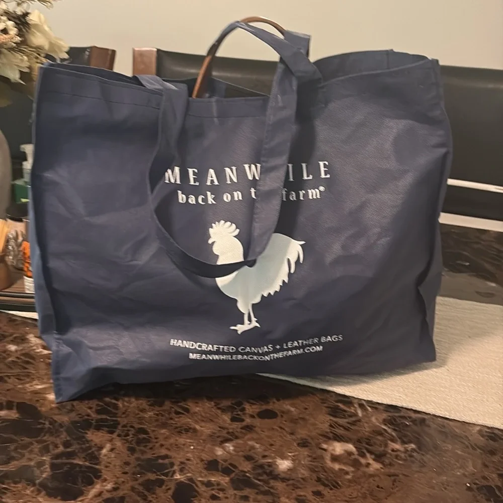 Meanwhile Back On The Farm Original Field Tan Canvas Backpack Set - Picture 9 of 14